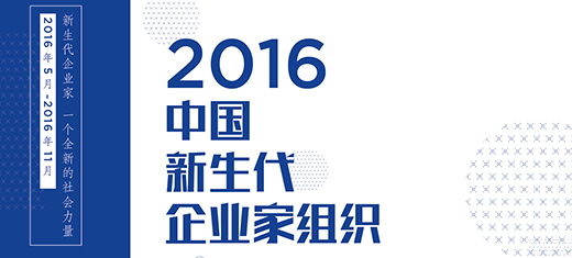 2016年中国新生代企业家组织调研